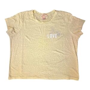 VS light Green Cropped Sleep Tee